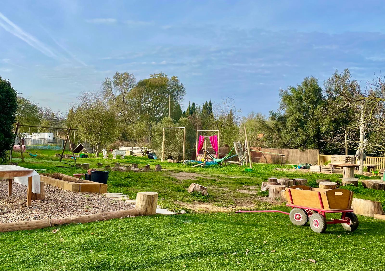 L'Exterior — el jardí d'Espai Corriols